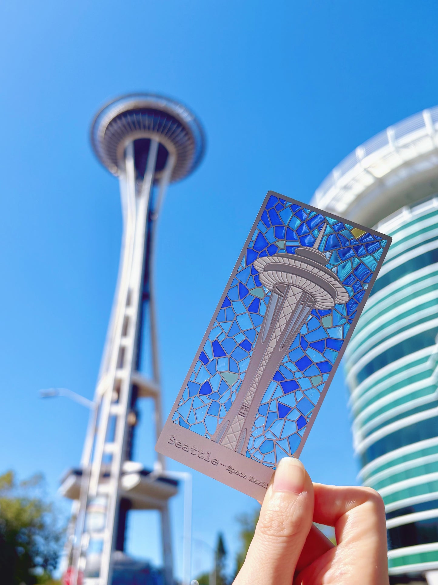 Space Needle Bookmark Fridge Magnet