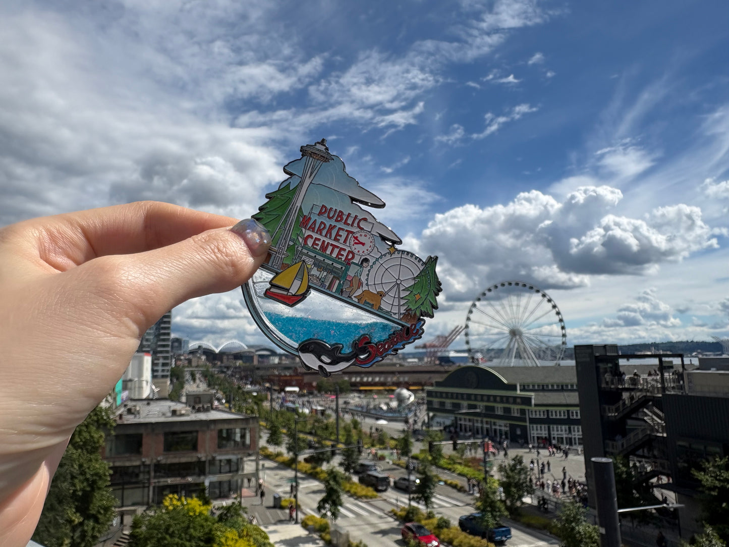 Pike Place Market Liquid Shaker Fridge Magnet