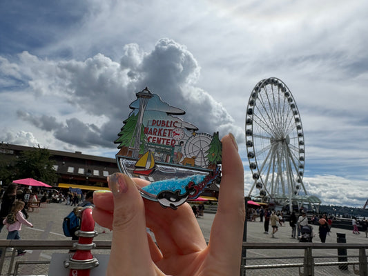 Pike Place Market Liquid Shaker Fridge Magnet