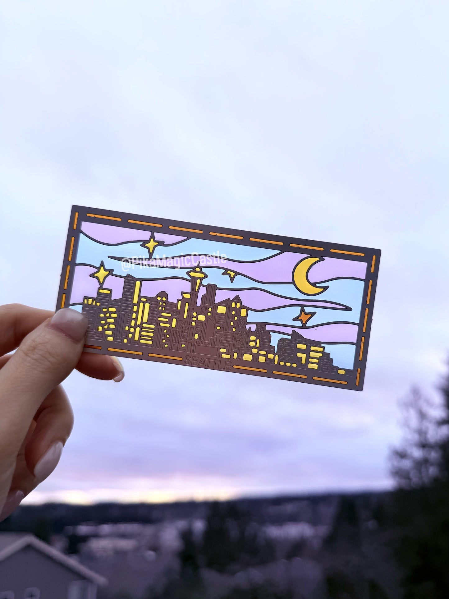Seattle Night Bookmark Magnet (Pre-order)