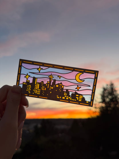 Seattle Night Bookmark Magnet (Pre-order)