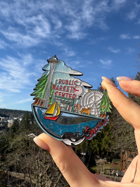 Pike Place Market Liquid Shaker Fridge Magnet