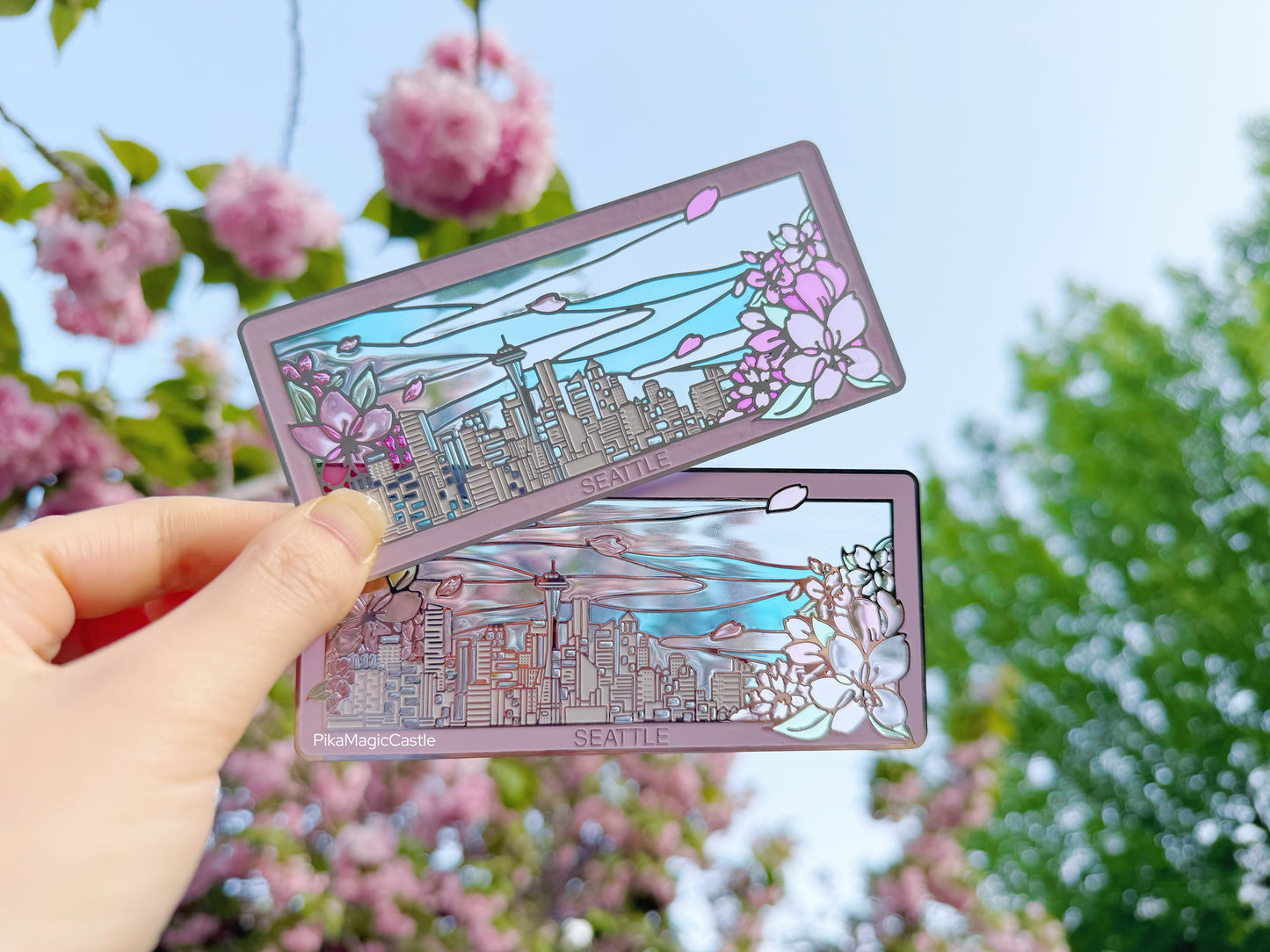 “Seattle in Bloom” Bookmark Fridge Magnet