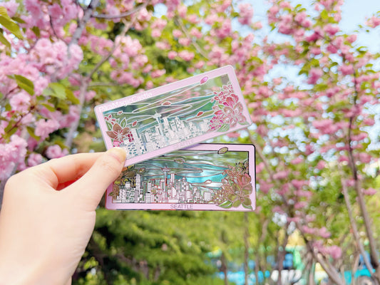 “Seattle in Bloom” Bookmark Fridge Magnet