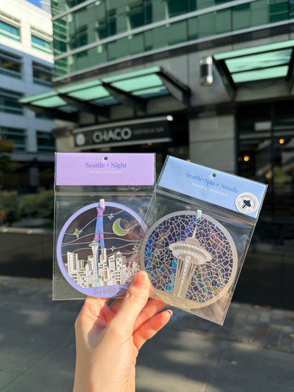 Seattle Night Hanging Ornament